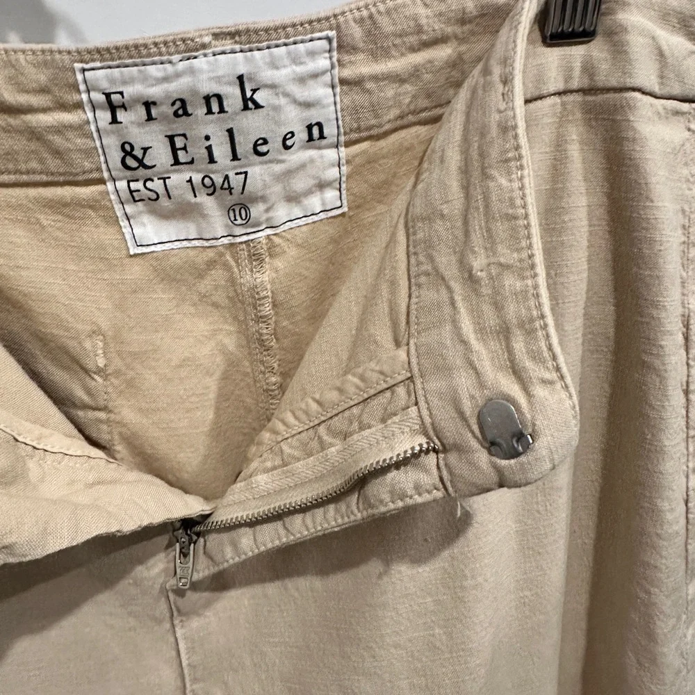 Frank & Eileen Kinsale Performance Pant in Khaki Size 10 - Picture 8 of 11